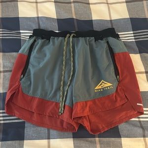 Nike Trail dry fit running shorts.